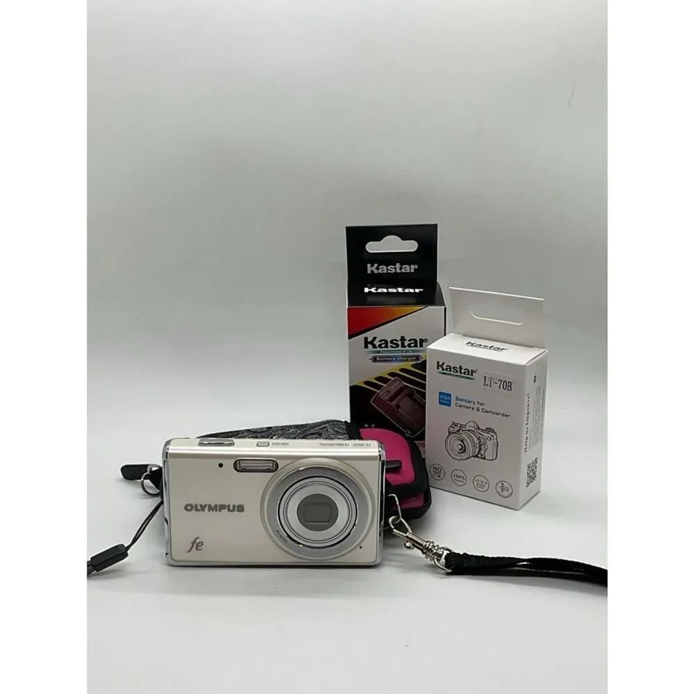 Olympus FE 14 Megapixel Compact Digital Camera with Wrist Strap